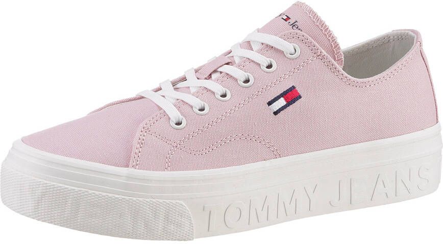 Tommy Hilfiger Dames Sneakers van Gerecycled Katoen Pink Dames - Foto 2
