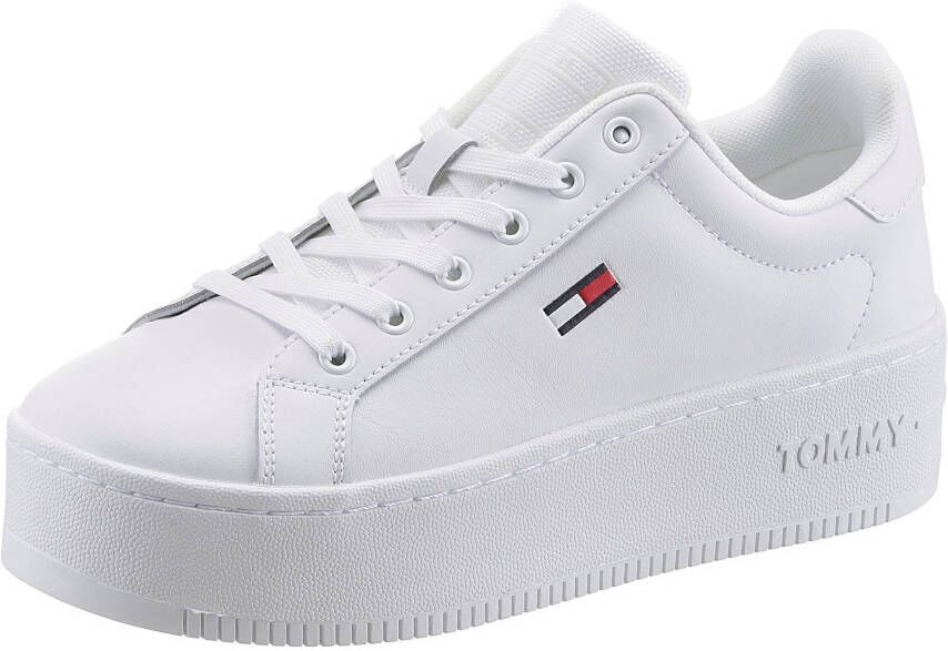 Tommy Hilfiger Witte Essential Platform Sneakers voor Dames White Dames - Foto 15