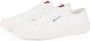 TOMMY JEANS Plateausneakers TJM LACE UP CANVAS COLOR vrijetijdsschoen lage schoen veterschoen met logo-patch op de tong - Thumbnail 1