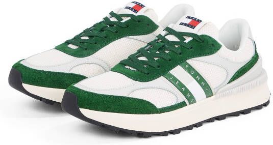 TOMMY JEANS Plateausneakers TJM TECHNICAL RUNNER ESS vrijetijdsschoen lage schoen veterschoen met gepolsterde schacht