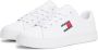 TOMMY JEANS Plateausneakers TJW LOGO OUTSOLE SNEAKER ESS vrijetijdsschoen lage schoen veterschoen met zijlogo-vlag - Thumbnail 1