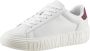 TOMMY JEANS Plateausneakers TJW NEW CUPSOLE LEATH LC met contrastafwerking op de hiel vrijetijdsschoen halfhoge schoen veterschoen - Thumbnail 1