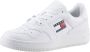 TOMMY JEANS Plateausneakers TJW RETRO BASKET ESS vrijetijdsschoen lage schoen veterschoen met zijlogo-vlag - Thumbnail 4