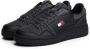 TOMMY JEANS Plateausneakers TJW RETRO BASKET SNEAKER vrijetijdsschoen halfhoge schoen veterschoen met geprint logo vlag - Thumbnail 1