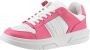 TOMMY JEANS Tjw Skate D Sneakers Leren Sneaker Dames Roze - Thumbnail 2