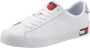Tommy Hilfiger Sportieve Veterschoenen met Logodetail White Dames - Thumbnail 2
