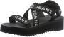 Tommy Hilfiger Flatform Eva Sandal Dames Sandalen Zwart - Thumbnail 4