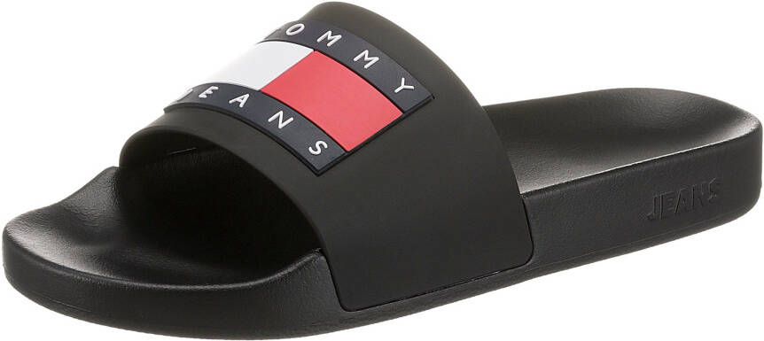 TOMMY JEANS Slippers FLAG POOL SLD ESS zomerschoen slippers met gekleurde logovlag - Foto 2