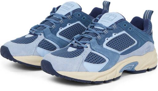 TOMMY JEANS Sneakers met sleehak ARCHIVE'97 lente-schoen lage schoen veterschoen met logo op de tong