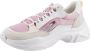Tommy Jeans Roze Leren Sneakers voor Vrouwen Pink Dames - Thumbnail 2