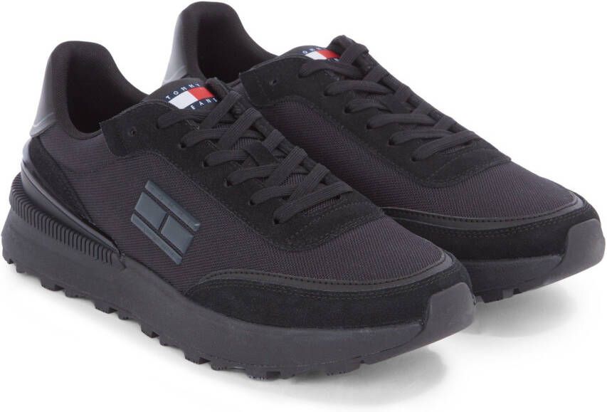 TOMMY JEANS Sneakers met sleehak TJM TECHNICAL RUNNER ESS vrijetijdsschoen lage schoen veterschoen met gepolsterde schacht - Foto 3
