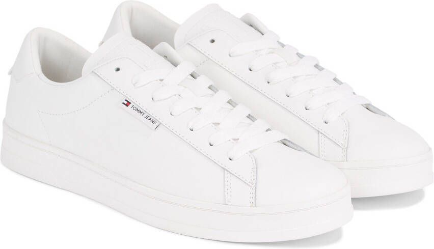 TOMMY JEANS Sneakers TJM LEATHER LOW CUPSOLE met label vrijetijdsschoen lage schoen veterschoen - Foto 6