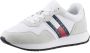 TOMMY JEANS Sneakers met sleehak TJW EVA RUNNER MAT MIX ESS vrijetijdsschoen lage schoen veterschoen met zijlogo-vlag - Thumbnail 2