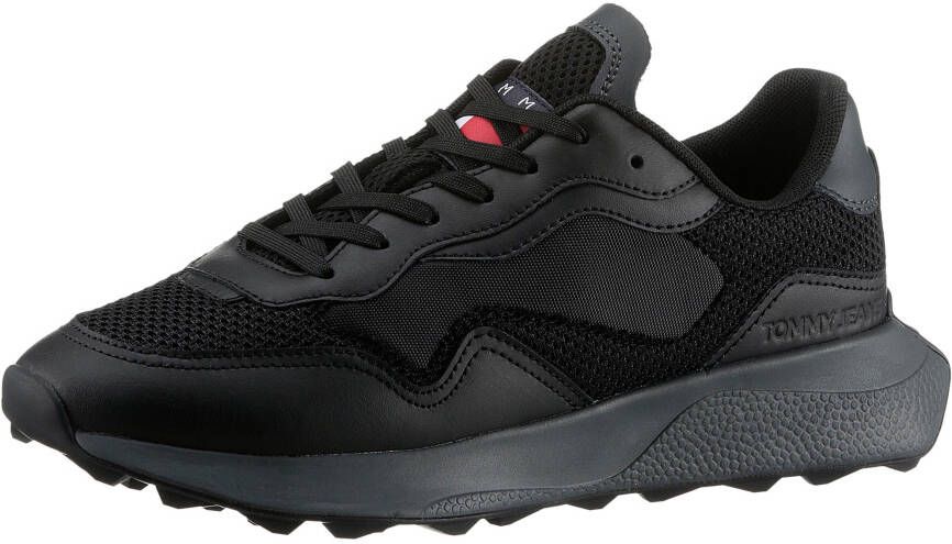 Tommy Jeans Zwarte Sneakers voor Heren Black Heren