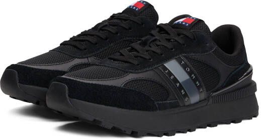 TOMMY JEANS Sneakers TJM TECHNICAL RUNNER ESS vrijetijdsschoen halfschoen veterschoen met gepolsterde schacht