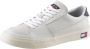 Tommy Hilfiger Witte Polyester Sneaker met Contrasterende Details White Heren - Thumbnail 3