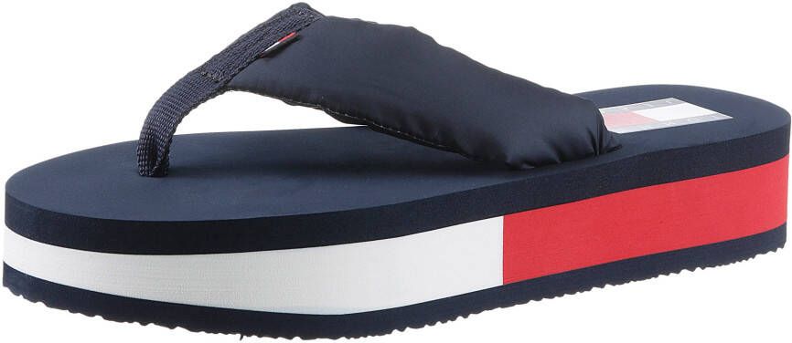 Tommy Hilfiger Recyclede Polyester Slippers Blue Dames - Foto 2