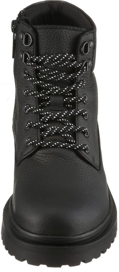 TOMMY JEANS Veterschoenen TJM LACE UP BOOT LEATHER veterenkellaars met zacht gevoerde schachtrand - Foto 4