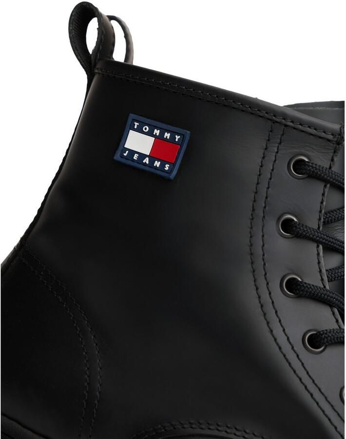 TOMMY JEANS Veterschoenen TJM LACE UP RUBBERIZED veterenkellaars herfstboots met zijlogo-vlag - Foto 5