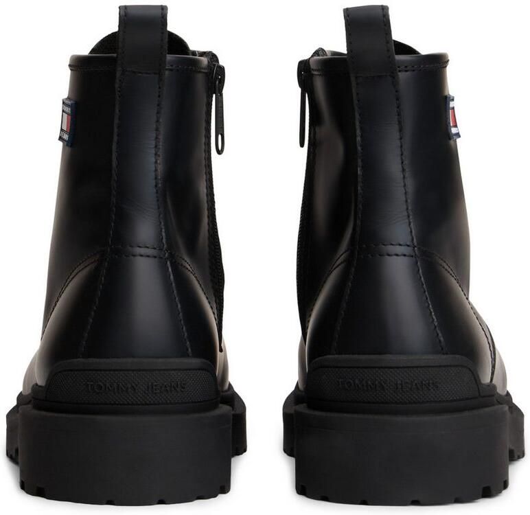 TOMMY JEANS Veterschoenen TJM LACE UP RUBBERIZED veterenkellaars herfstboots met zijlogo-vlag - Foto 7