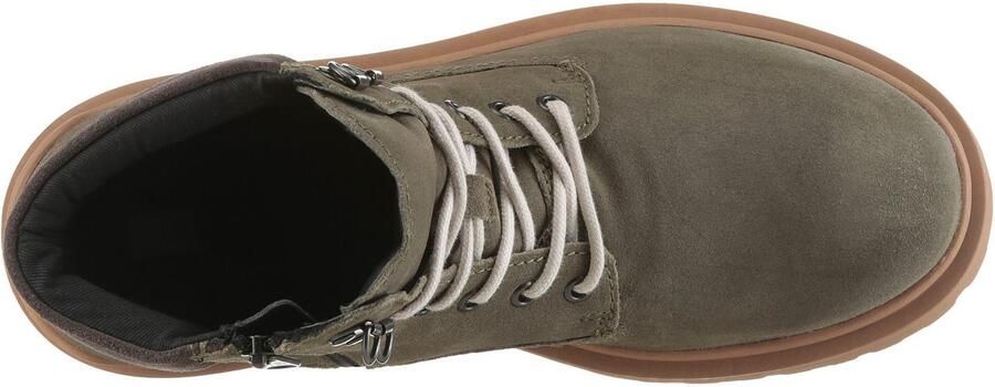 TOMMY JEANS Veterschoenen TJM LACE UP BOOT SUEDE blokhak outdoorboots met ogen in bergbeklimmerslook - Foto 5