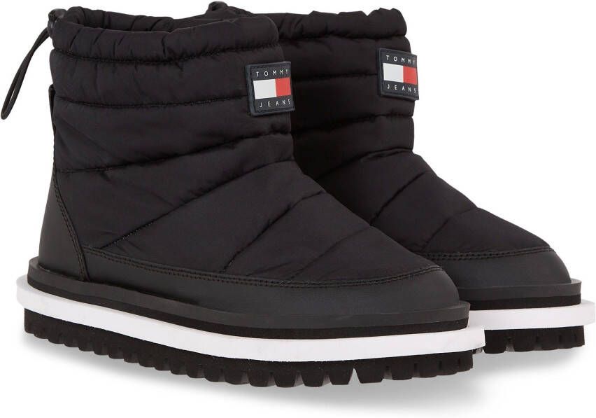 TOMMY JEANS Winterlaarzen TJW PADDED FLAT BOOT met praktische snelsluiting