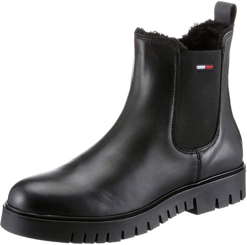 Tommy Jeans Chelsea boots met labeldetails model 'WARMLINED CHELSEA BOOT' - Foto 3