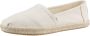 TOMS Espadrilles Female Instappers Damesschoenen Canvas Alpargata Rope Gebroken wit - Thumbnail 2