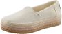 TOMS Shoes VALENCIA Volwassenen Instappers Wit beige - Thumbnail 2