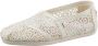 TOMS Alpargata Met Kant Beige Narural Moroccan Crochet - Thumbnail 2