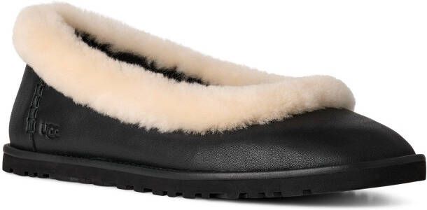 UGG Ballerina's Zora Leather Ballet Flat Homeslippers flats om in te glijden