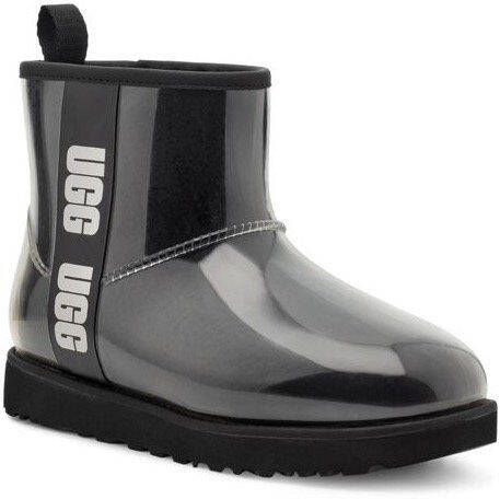 UGG Boots zonder sluiting Classic Clear Mini met logo-opschrift opzij