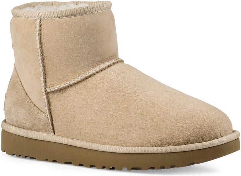 UGG Boots zonder sluiting Classic Mini II comfortabele schoen vrijetijdsschoen in twinface-design