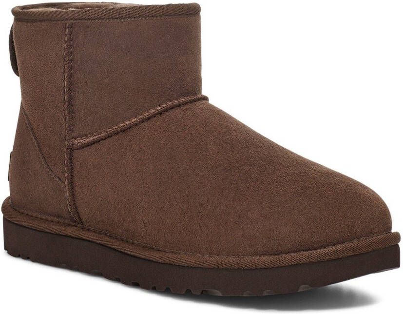 UGG Boots zonder sluiting Classic Mini II comfortabele schoen vrijetijdsschoen in twinface-design