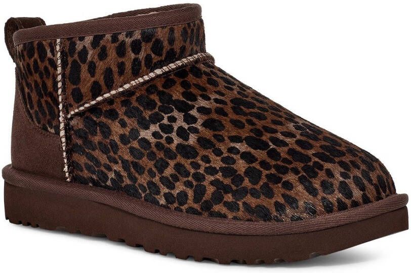 UGG Boots zonder sluiting CLASSIC ULTRA MINI CASPIAN Instaplaarzen snowboots winterschoen in leo-look