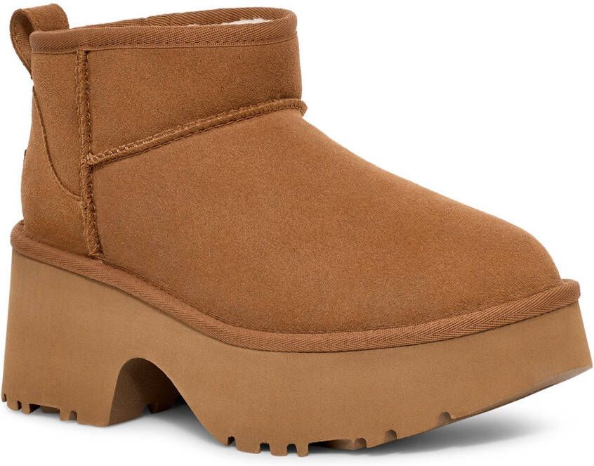 UGG Boots zonder sluiting CLASSIC ULTRA MINI NEW HEIGHTS plateau laarzen winterlaarzen boots met aantrek lus