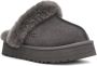 UGG Disquette Pantoffels Charcoal Sloffen Voor Dames Donkergrijs - Thumbnail 1