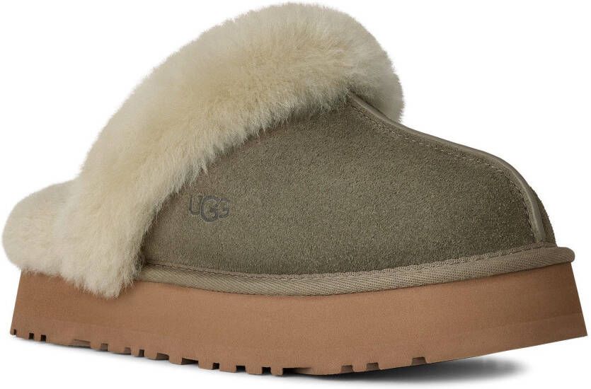 UGG Pantoffels DISQUETTE Huisslippers huisschoen klomp met trendy plateau