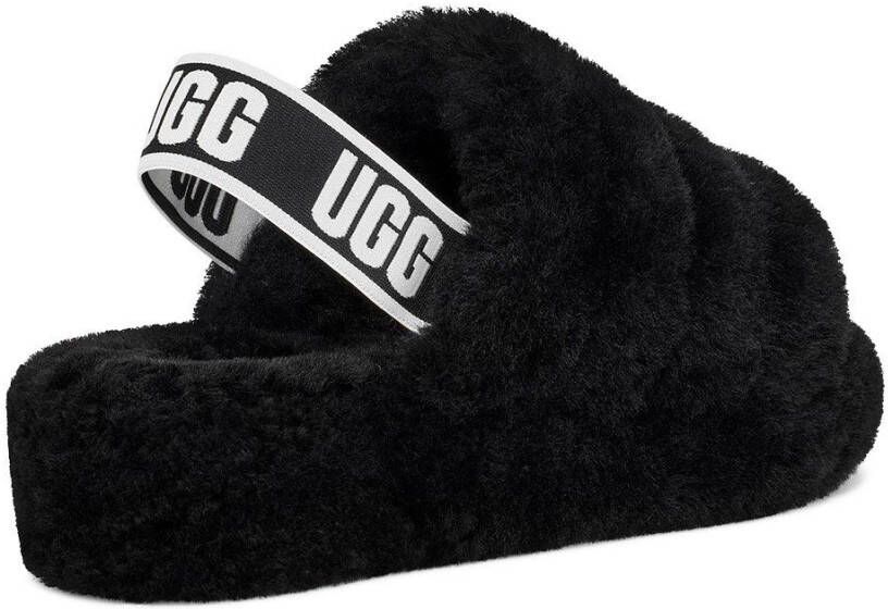 UGG Pantoffels Fluff Yeah met elastische logolus