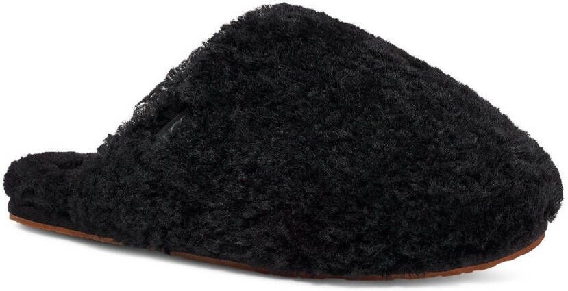 UGG Pantoffels Dames Sloffen Instappers Canvas Harde zool Dichte hiel 1133151 Zwart - Foto 5