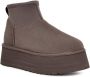 UGG Plateaulaarsjes CLASSIC MINI DIPPER instap boots winterlaarzen snowboots met plateauzool - Thumbnail 1