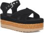 Ugg Low-Top Sneakers Sandalen Aubry mit Nieten & Plateau-Sohle in zwart - Thumbnail 1