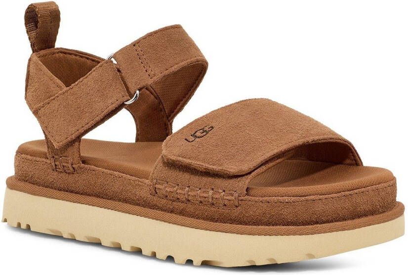 UGG Plateausandalen W GOLDENSTAR plateausandaal sandaal met klittenbandsluiting