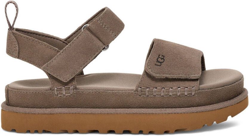 UGG Plateausandalen W GOLDENSTAR plateausandaal sandaal met klittenbandsluiting