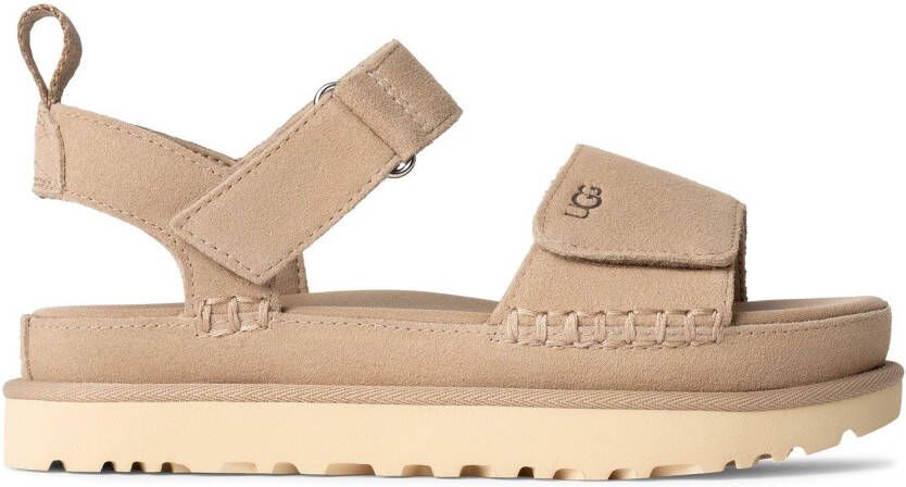 UGG Plateausandalen W GOLDENSTAR plateausandaal sandaal met klittenbandsluiting