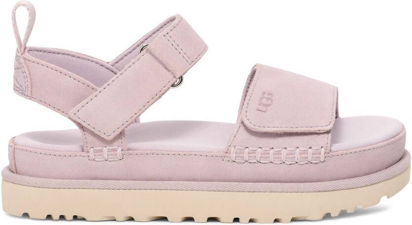 UGG Plateausandalen W GOLDENSTAR plateausandaal sandaal met klittenbandsluiting