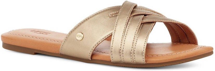 UGG Slippers W KENLEIGH SLIDE in metallic-look