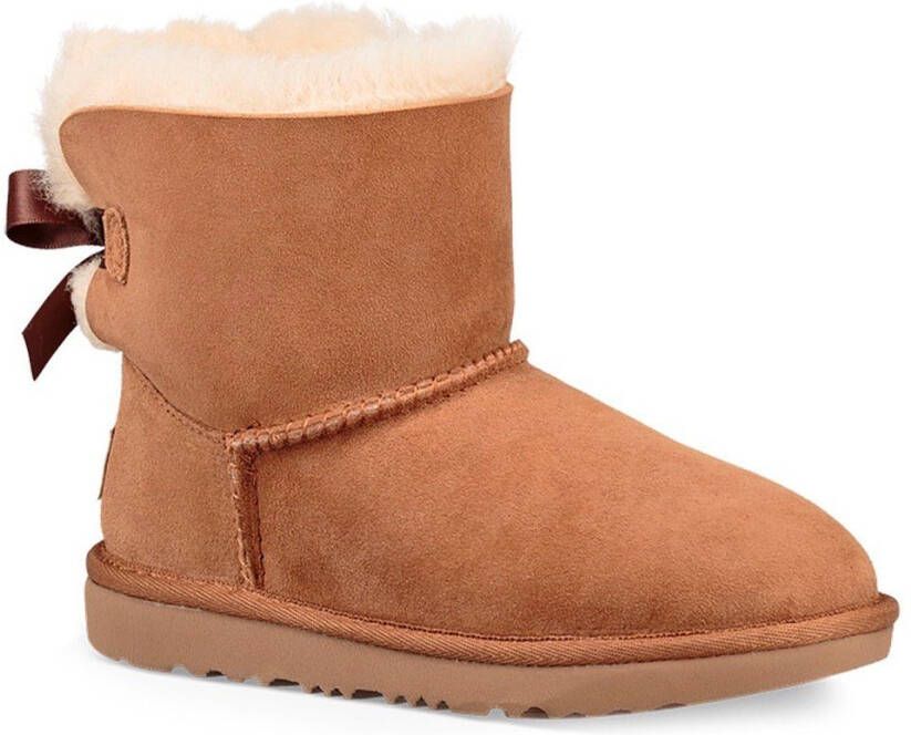 Ugg Mimi Bailey Bow II suède enkelboots camel Bruin Meisjes Suede 23.5 - Foto 7