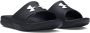 Under Armour Core PTH Slides 3021286-001 Mannen Zwart Slippers - Thumbnail 1