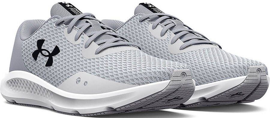 Under Armour Charged Pursuit 3 Hardloopschoenen Halo Gray Mod Gray Black Dames - Foto 2